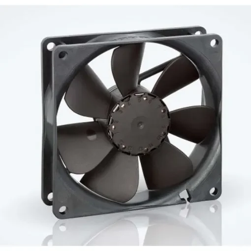 ebm-papst 3400 N Series Axial Fan, 24 V dc, DC Operation, 102m³/h, 3.2W, 113mA Max, IP20, 92 x 92 x 25mm - 3414NHH product image