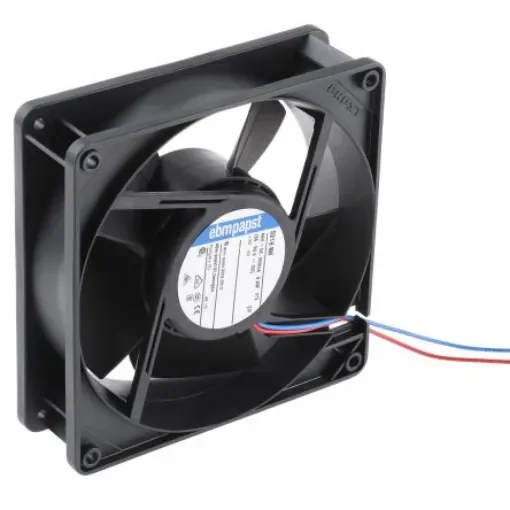 ebm-papst 5200 N Series Axial Fan, 48 V dc, DC Operation, 252m³/h, 9.6W, 210mA Max, 127 x 127 x 38mm - 5218NH product image