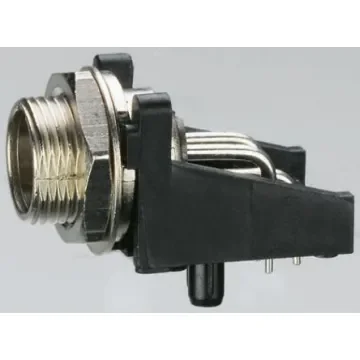 Switchcraft Surface Mount XLR Connector, Right Angle, Male, 125 V ac, 3 Way, Tin Plating - TRA3M product image