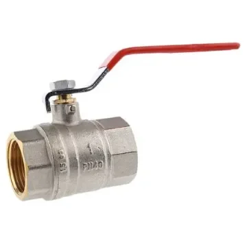 Sferaco Brass Full Bore, 2 Way, Ball Valve, Threaded, BSPP 1in, 40bar Operating Pressure - 509006 product image