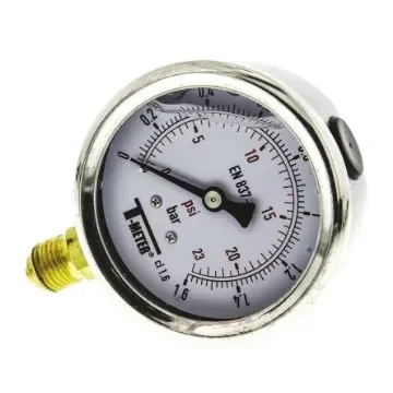 Sferaco G 1/4 Analogue Pressure Gauge 1.6bar Bottom Entry 63mm Outside Diameter - 1613002 product image