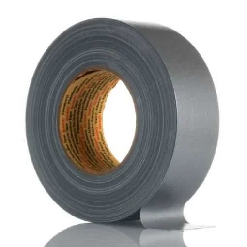 3M Scotch 389 Silver Polyethylene 50m Duct Tape, 0.26mm Thickness product image