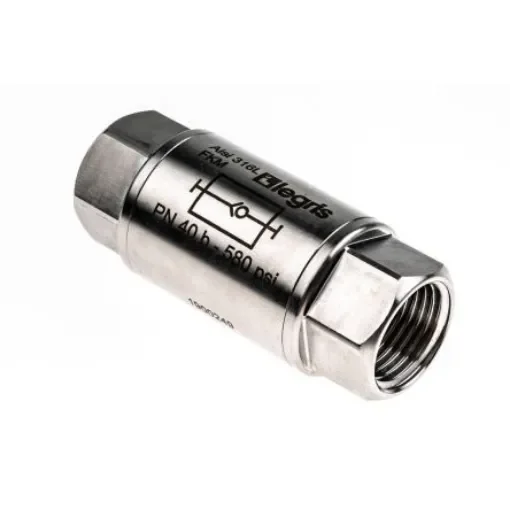 Legris Stainless Steel Single Non Return Valve, G 1/2in, 40 bar - 4890 21 21 product image