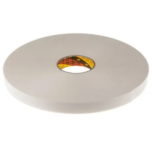 3M SCOTCH 9546 White Foam Tape, 25.0mm x 66.0m, 1.15mm Thick - 3M 9546 25mm x 66m product image
