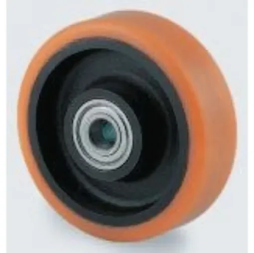 Tente Yellow Polyurethane Abrasion Resistant, Corrosion Resistant Trolley Wheel, 1000kg - FTP200/50X20 product image
