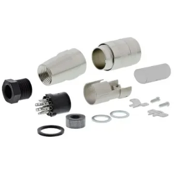 Amphenol Industrial, C 091 D 7 Pole M16 Din Socket, 5A, 100 V ac/dc IP67, Female, Cable Mount - C091-31D107-1002 product image