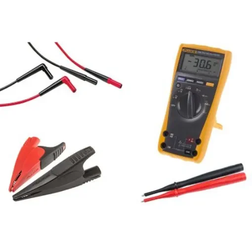 Fluke 179 Handheld Digital Multimeter, True RMS, 10A ac Max, 10A dc Max, 1000V ac Max - FLUKE 179E product image