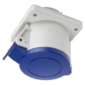 Scame IP44 Blue Panel Mount 2P + E Industrial Power Socket, Rated At 32A, 230 V - 422.3263 product image
