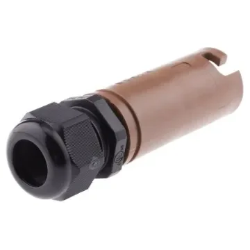 ITT Cannon, Veam Snaplock IP65 Brown Cable Mount 1P Industrial Power Socket, Rated At 250A, 1.0 kV - SNLF-S-C50-25L-BN product image