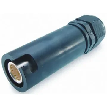 ITT Cannon, Veam Snaplock IP65 Black Cable Mount 1P Industrial Power Socket, Rated At 250A, 1.0 kV - SNLF-S-C35-25S-BK product image