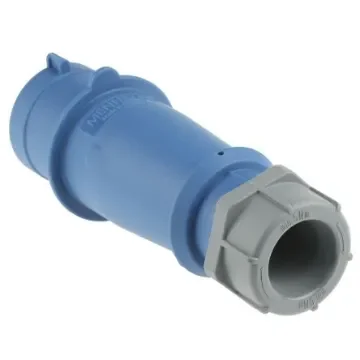 MENNEKES, AM-TOP IP44 Blue Cable Mount 3P Industrial Power Plug, Rated At 32A, 230 V - 260 product image