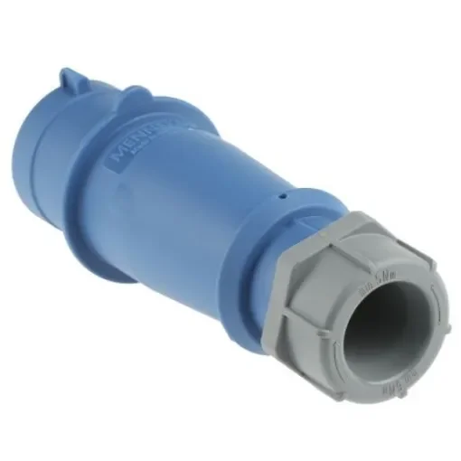 MENNEKES, AM-TOP IP44 Blue Cable Mount 3P Industrial Power Plug, Rated At 32A, 230 V - 260 product image