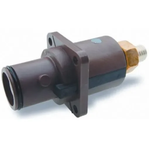 ITT Cannon, Veam Snaplock IP67 Brown Panel Mount 1P Mains Connector Plug, Rated At 250A, 1.0 kV - SNPM-P-TP-BN product image