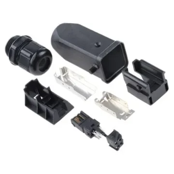 HARTING Han 3A RJ45 Series Male RJ45 Connector, Panel Mount, Cat5 Straight 1 Port - 09451251100 product image