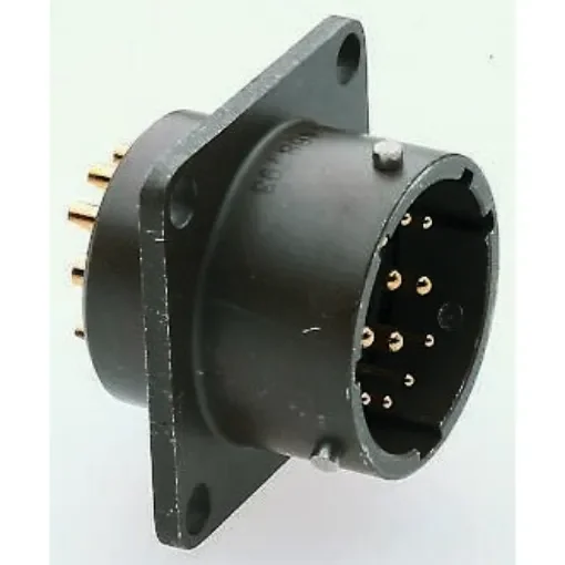 ITT Cannon, KPT, Copper Alloy 32 Way Box Mount MIL Spec Circular Connector Receptacle, Pin Contacts,Shell Size 18, - KPT02E18-32P product image