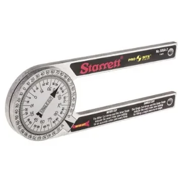 Starrett Metric Prosite Protractor, 7 in Aluminium Blade - 505A-7 product image