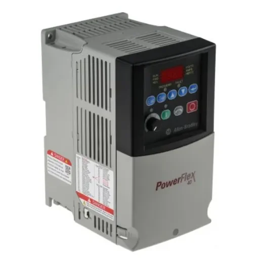Allen Bradley Inverter Drive, 4 kW, 3 Phase, 480 V ac, 10.5 A, PowerFlex 40 Series - 22B-D010N104 product image