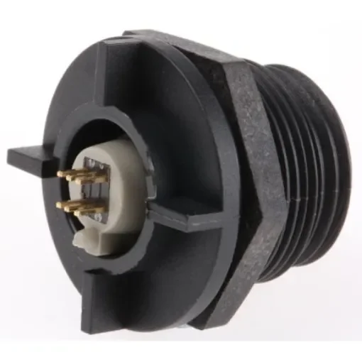 Bulgin Straight, Through Hole, Socket Type Micro AB 2.0 IP68 USB Connector - PX0458 product image