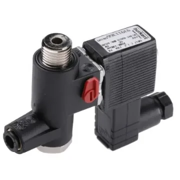 Burkert Solenoid Valve 425285, 3 port(s) , NC, 24 V dc, 1/4in product image