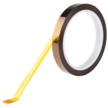 Hi-Bond HB830 Amber Polyimide Film Electrical Tape, 12mm x 33m - HB830-12 product image