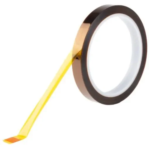 Hi-Bond HB830 Amber Polyimide Film Electrical Tape, 12mm x 33m - HB830-12 product image