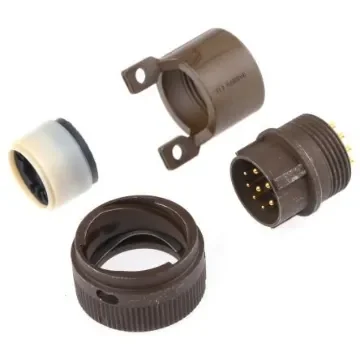 ITT Cannon, KPT, Copper Alloy 12 Way Cable Mount MIL Spec Circular Connector Plug, Pin Contacts,Shell Size 14, Bayonet - KPT06F14-12P product image