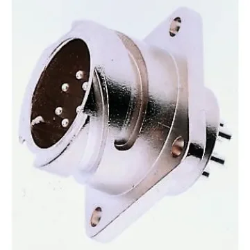 ITT Cannon, CA-COM, Copper Alloy 35 Way Box Mount MIL Spec Circular Connector Receptacle, Pin Contacts,Shell Size 28, - CA02COM-E28-15P-B product image