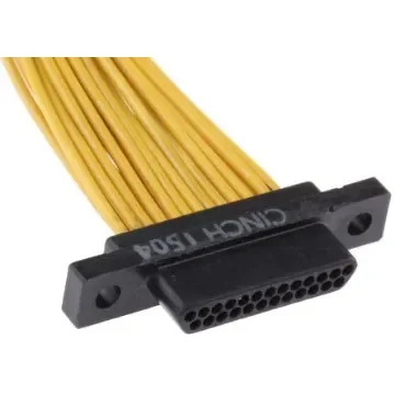 Cinch DCDA 25 Way Cable Mount D-sub Connector Plug, 1.27mm Pitch - DCDA-25P-6E2-18.0B product image