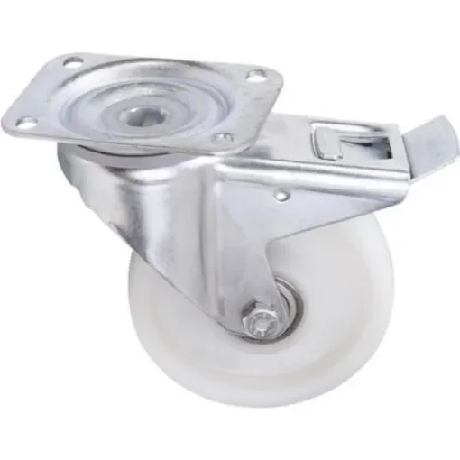 Tente Braked Swivel Castor Wheel, 350kg Capacity, 160mm Wheel - 3477UOP160P63 product image