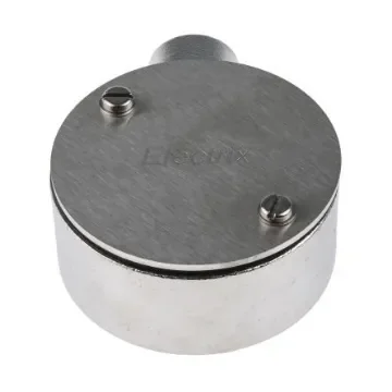 RS PRO Terminal Box, Conduit Fitting, 20mm Nominal Size, 316 Stainless Steel, Silver IP67 rating - 4711221 product image