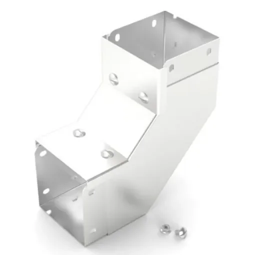 RS PRO 304 Stainless Steel Cable Trunking Accessory, 75 x 75mm - 4711473 product image