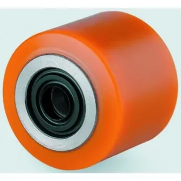 Tente Yellow Polyurethane Sealed Bearings Trolley Wheel, 800kg - ETX 085X75-Ø20 NL75 TYPE C product image
