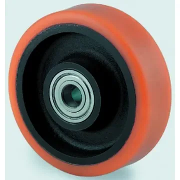 Tente Brown Polyurethane Corrosion Resistant Trolley Wheel, 1100kg - FTP 125X50-Ø20 NL55 product image