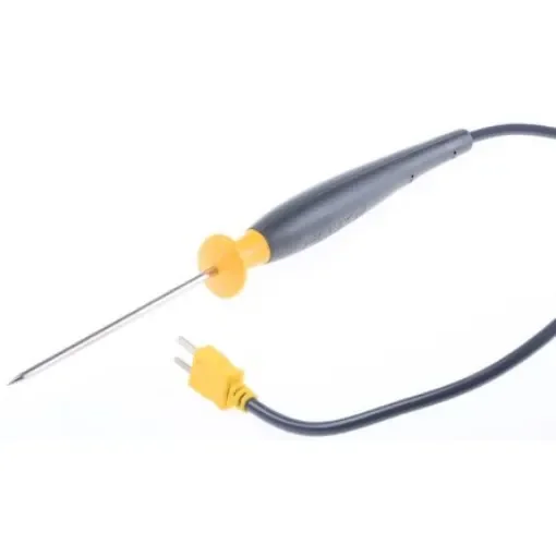 Fluke K Conical Penetration Temperature Probe, 101.6mm Length, 3.404mm Diameter, +350 °C Max - 80PK-25 product image