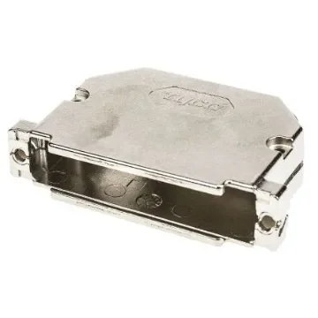 TE Connectivity Amplimite HD-20 Series GD-Zn Angled D Sub Backshell, 37 Way - 1534811-1 product image