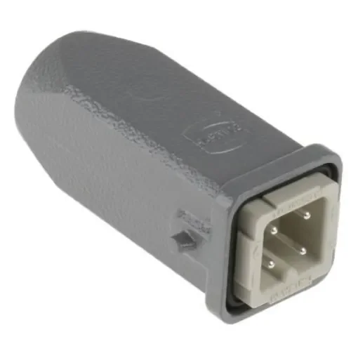 HARTING Panel Kit, 3 + PE Way, 10A, Male, Han A, 230/400 V - 09200031440+09200032611 product image