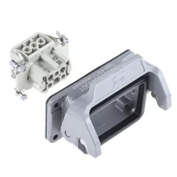 HARTING Coupler Kit, 6 Way, 16A, Female, Han E, 500 V - 09300060301+09330062701 product image
