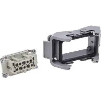 HARTING Coupler Kit, 10 Way, 16A, Female, Han E, 500 V - 09300100301+09330102701 product image