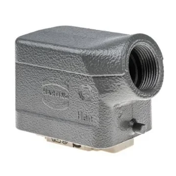 HARTING Panel Kit, 6 Way, 16A, Male, Han E, 500 V - 09300061541+09330062601 product image