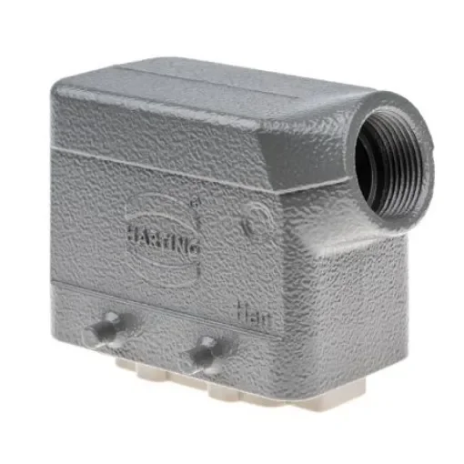 HARTING Panel Kit, 10 Way, 16A, Male, Han E, 500 V - 09300101521+09330102601 product image