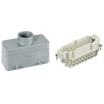 HARTING Hood Kit, 16 Way, 16A, Male, Han E, 500 V - 09300161420+09330162601 product image