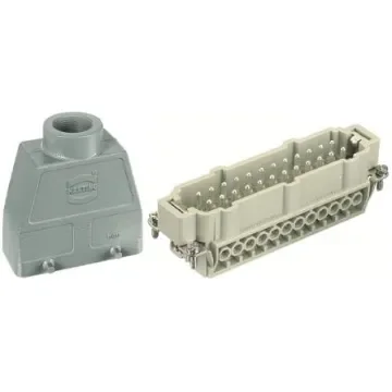 HARTING Hood Kit, 24 Way, 16A, Male, Han E, 500 V - 09300240420+09330242601 product image