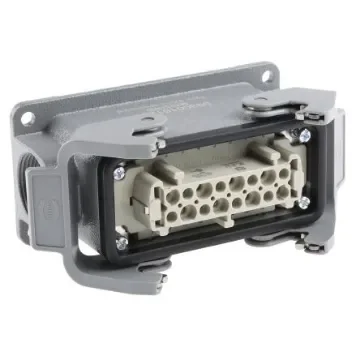 HARTING Connector Set, 16 Way, 16A, Female, Han E, 500 V - 09300161230+09330162701 product image