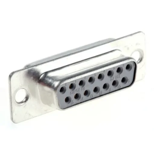 RS PRO 15 Way Panel Mount D-sub Connector Socket, 2.74mm Pitch - 473919 product image