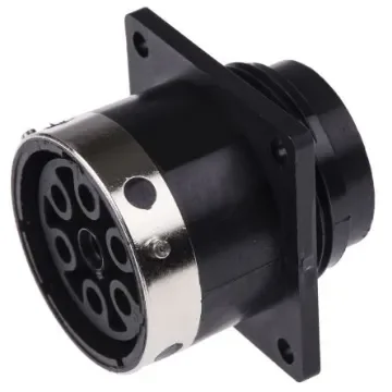 ITT Cannon Circular Connector, 7 Contacts, Panel Mount, Socket, Female, IP65, Trident Ringlock Series - TR1807RFS1NB / 192990-1300 product image