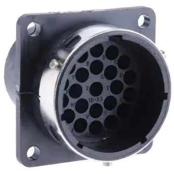 ITT Cannon Circular Connector, 23 Contacts, Panel Mount, Socket, Male, IP65, Trident Ringlock Series - TR1823RMS1NB / 192990-1350 product image