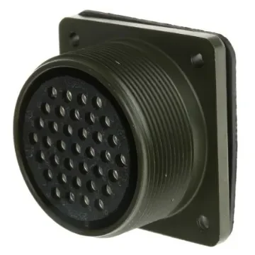 Amphenol Industrial, MS3102A, Copper Alloy 37 Way Box Mount MIL Spec Circular Connector Receptacle, Socket - MS3102A-28-21S product image