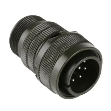 Amphenol Industrial, MS3106A, Copper Alloy 10 Way Cable Mount MIL Spec Circular Connector, Pin Contacts,Shell Size 18, - MS3106A-18-1P product image