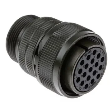 Amphenol Industrial, MS3106A, Copper Alloy 19 Way Cable Mount MIL Spec Circular Connector, Socket Contacts,Shell Size - MS3106A-22-14S product image