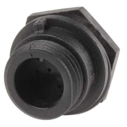 Bulgin Circular Connector, 10 Contacts, Front Mount, Miniature Connector, Plug, Male, IP68, Buccaneer 400 Series - PX0412/10P product image